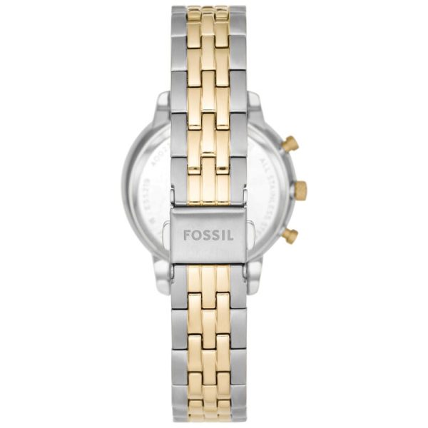 Fossil Women’s Quartz Two Tone Stainless Steel White Mother Of Pearl Dial 36mm Watch ES5216