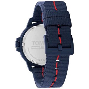 Tommy Hilfiger Men’s Quartz Blue & Red Nylon Strap Blue Dial 42mm Watch 1791997