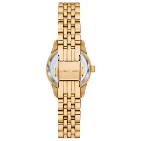 Michael Kors Women’s Quartz Gold Stainless Steel Blue Dial 26mm Watch MK4802