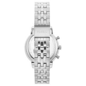 Fossil Women’s Quartz Silver Stainless Steel Silver Dial 36mm Watch ES5217