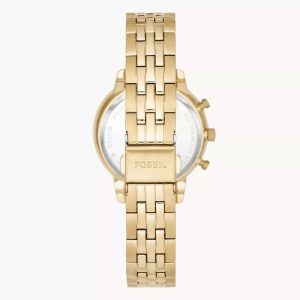 Fossil Women’s Quartz Gold Stainless Steel Gold Dial 36mm Watch ES5219