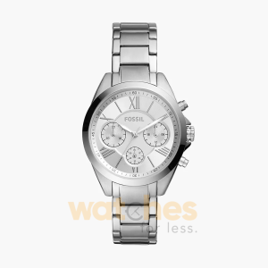 Fossil Women’s Quartz Silver Stainless Steel Silver Dial 36mm Watch BQ3035 (Without Tag)