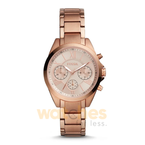 Fossil Women’s Quartz Rose Gold Stainless Steel Rose Gold Dial 36mm Watch BQ3036 (Without Tag)