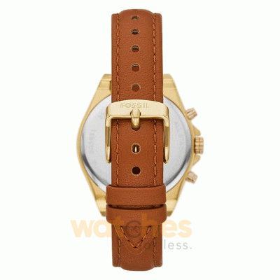 Fossil Women’s Quartz Brown Leather Strap Silver Dial 36mm Watch BQ3851 (Without Tag) - Image 2
