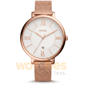 Fossil Women’s Quartz Rose Gold Stainless Steel White Dial 36mm Watch ES4352 (Without Tag)
