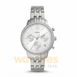 Fossil Women’s Quartz Silver Stainless Steel Silver Dial 36mm Watch ES5217