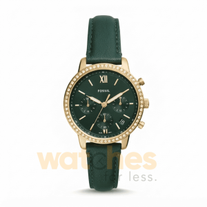 Fossil Women’s Quartz Green Leather Strap Green Dial 36mm Watch ES5239