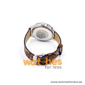 Lacoste Women’s Quartz Leopard Print Leather Strap White Dial 39mm Watch 2000830/2