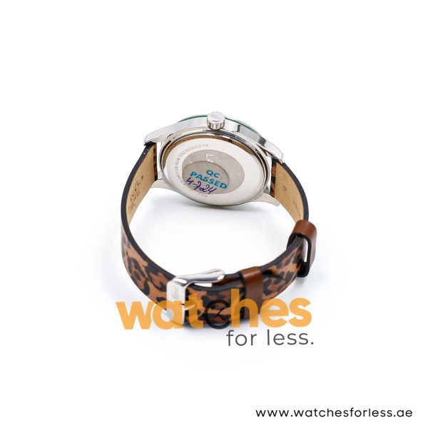 Lacoste Women’s Quartz Leopard Print Leather Strap White Dial 39mm Watch 2000830/2