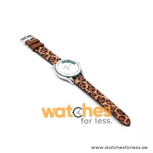 Lacoste Women’s Quartz Leopard Print Leather Strap White Dial 39mm Watch 2000830/2