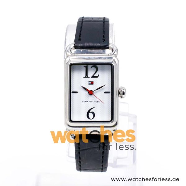 Tommy Hilfiger Women’s Quartz Black Leather Strap White Dial 22mm Watch 1780888/2