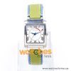 Tommy Hilfiger Women’s Quartz Ice Blue & Green Leather Strap Off-White Dial 27mm Watch 1780297