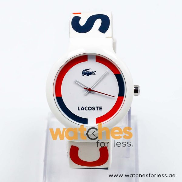 Lacoste Women’s/Kid’s Quartz White Silicone Strap White Dial 40mm Watch 2020030/1