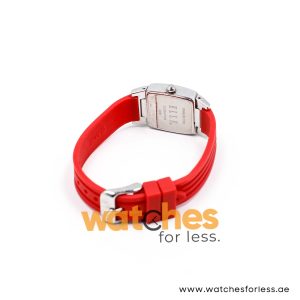 Elle Women’s Quartz Red Silicone Strap Red Dial 23mm Watch EL20040P04N