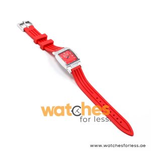 Elle Women’s Quartz Red Silicone Strap Red Dial 23mm Watch EL20040P04N