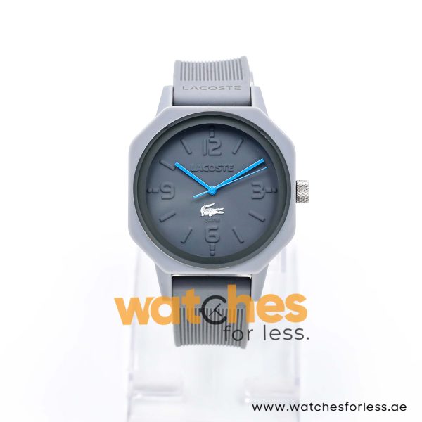 Lacoste Men’s Quartz Grey Silicone Strap Grey Dial 42mm Watch 2010692