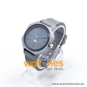 Lacoste Men’s Quartz Grey Silicone Strap Grey Dial 42mm Watch 2010692