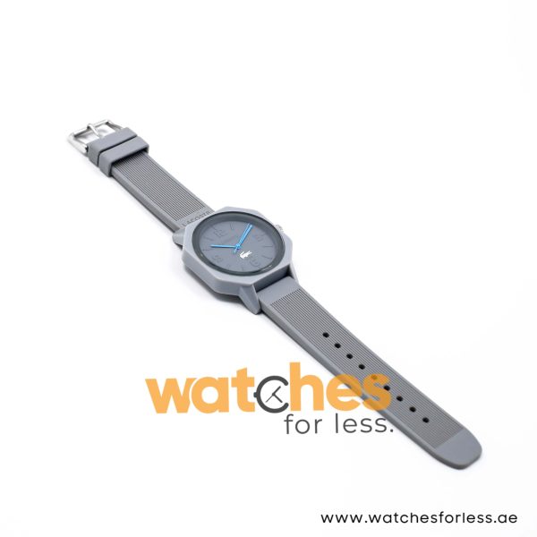 Lacoste Men’s Quartz Grey Silicone Strap Grey Dial 42mm Watch 2010692