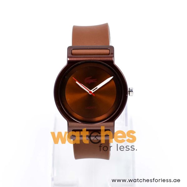 Lacoste Women’s Quartz Brown Silicone Strap Brown Dial 39mm Watch 2000700