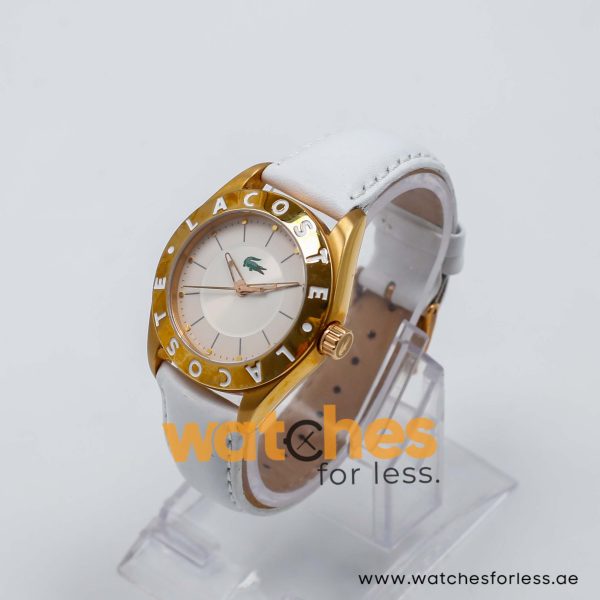 Lacoste Women’s Quartz White Leather Strap White Dial 38mm Watch 2000534/2