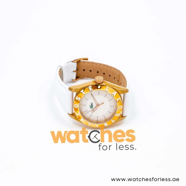 Lacoste Women’s Quartz White Leather Strap White Dial 38mm Watch 2000534/2