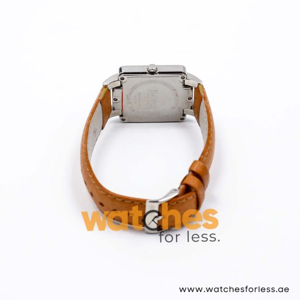 Hugo Boss Women’s Quartz Camel Brown Leather Strap Mother Of Pearl Dial 31mm Watch 1502158/1