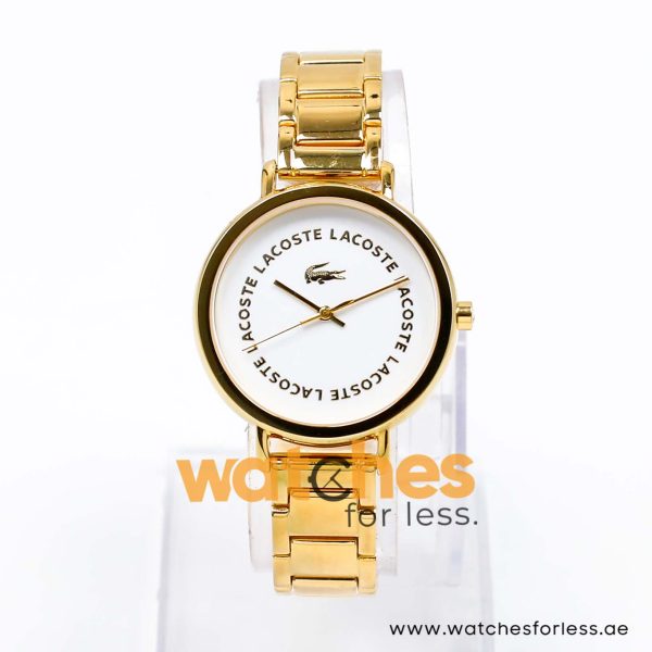 Lacoste Women’s Quartz Gold Stainless Steel White Dial 35mm Watch 2000624