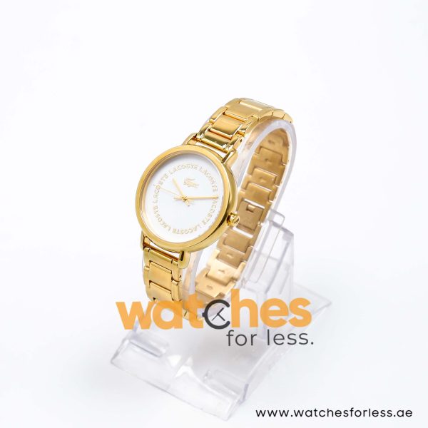 Lacoste Women’s Quartz Gold Stainless Steel White Dial 35mm Watch 2000624