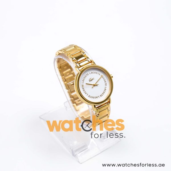 Lacoste Women’s Quartz Gold Stainless Steel White Dial 35mm Watch 2000624