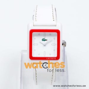 Lacoste Women’s Quartz White Leather Strap White Dial 31mm Watch 2000548