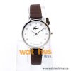 Lacoste Women’s Quartz Dark Brown Leather Strap Mother Of Pearl Dial 35mm Watch 2000590/1