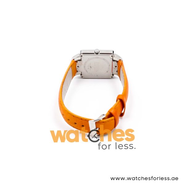 Hugo Boss Women’s Quartz Orange Leather Strap Mother Of Pearl Dial 31mm Watch 1502157/1