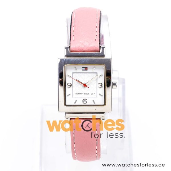 Tommy Hilfiger Women’s Quartz Pink Reversible Leather Strap White Dial 25mm Watch 1780717