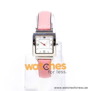 Tommy Hilfiger Women’s Quartz Pink Reversible Leather Strap White Dial 25mm Watch 1780717