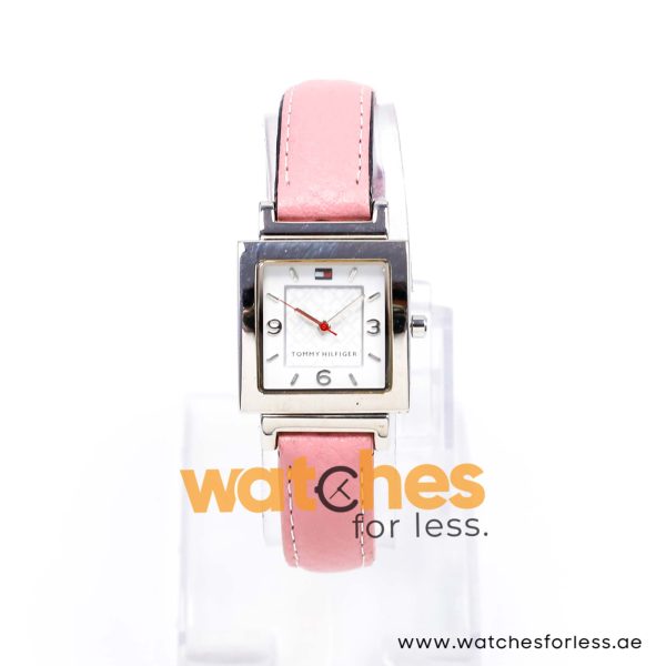 Tommy Hilfiger Women’s Quartz Pink Reversible Leather Strap White Dial 25mm Watch 1780717