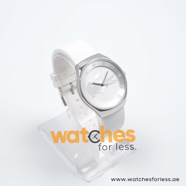 Lacoste Women’s Quartz White Silicone Strap White Dial 38mm Watch 2000785/1