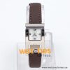 Tommy Hilfiger Women’s Quartz Dark Brown Leather Strap Silver Dial 21mm Watch TH743