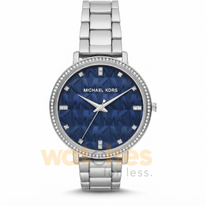 Michael Kors Women’s Quartz Silver Stainless Steel Blue Dial 38mm Watch MK4671