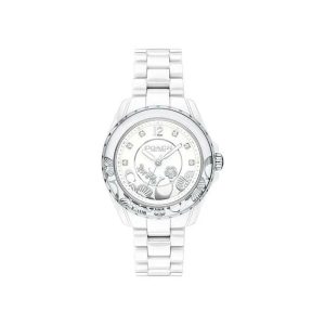 Coach Women’s Quartz White Ceramic Chain White Dial 34mm Watch 14503464