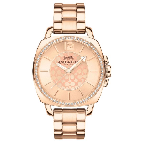 Coach Women’s Quartz Rose Gold Stainless Steel Rose Gold Dial 34mm Watch 14503142