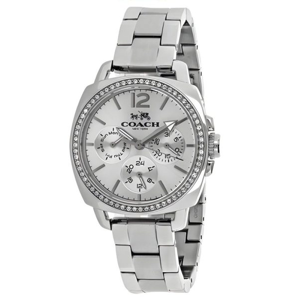 Coach Women’s Quartz Silver Stainless Steel Silver Dial 34mm Watch 14502126