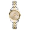 Fossil Women’s Quartz Two Tone Stainless Steel Gold Dial 32mm Watch ES4949 (Without Tag)