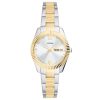 Fossil Women’s Quartz Two Tone Stainless Steel Silver Dial 32mm Watch ES5198 (Without Tag)