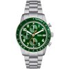 Fossil Men’s Quartz Silver Stainless Steel Green Dial 42mm Watch FS6048