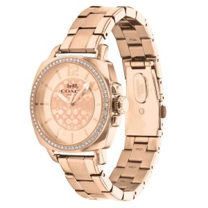 Coach Women’s Quartz Rose Gold Stainless Steel Rose Gold Dial 34mm Watch 14503142