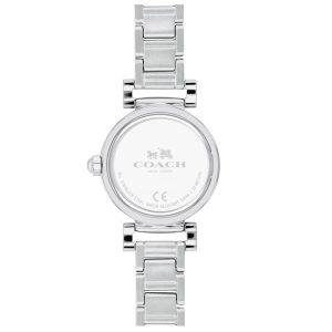 Coach Women’s Quartz Silver Stainless Steel White Dial 23mm Watch 14502402