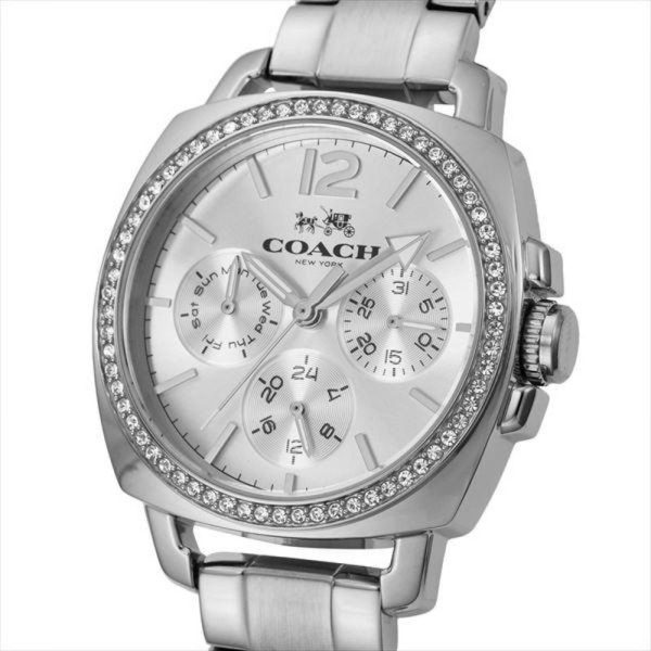 Coach Women’s Quartz Silver Stainless Steel Silver Dial 34mm Watch 14502126