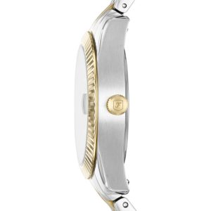 Fossil Women’s Quartz Two Tone Stainless Steel Gold Dial 32mm Watch ES4949 (Without Tag)