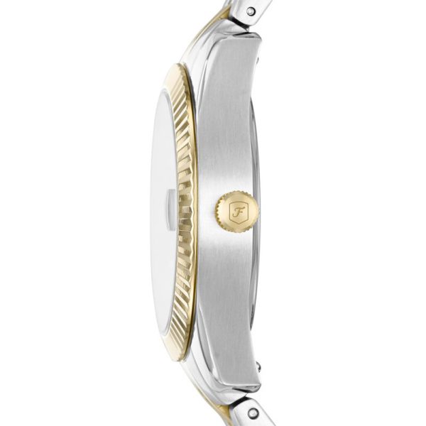 Fossil Women’s Quartz Two Tone Stainless Steel Gold Dial 32mm Watch ES4949 (Without Tag)