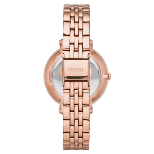 Fossil Women’s Quartz Rose Gold Stainless Steel Rose Gold Dial 36mm Watch ES3546 (Without Tag)